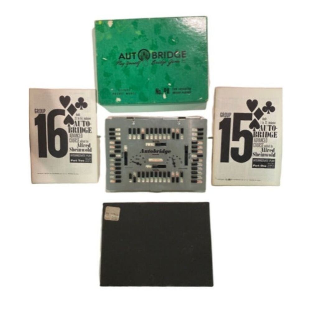 Vintage Deluxe Pocket Model Auto Bridge Metal Slider Game (Complete) 1959